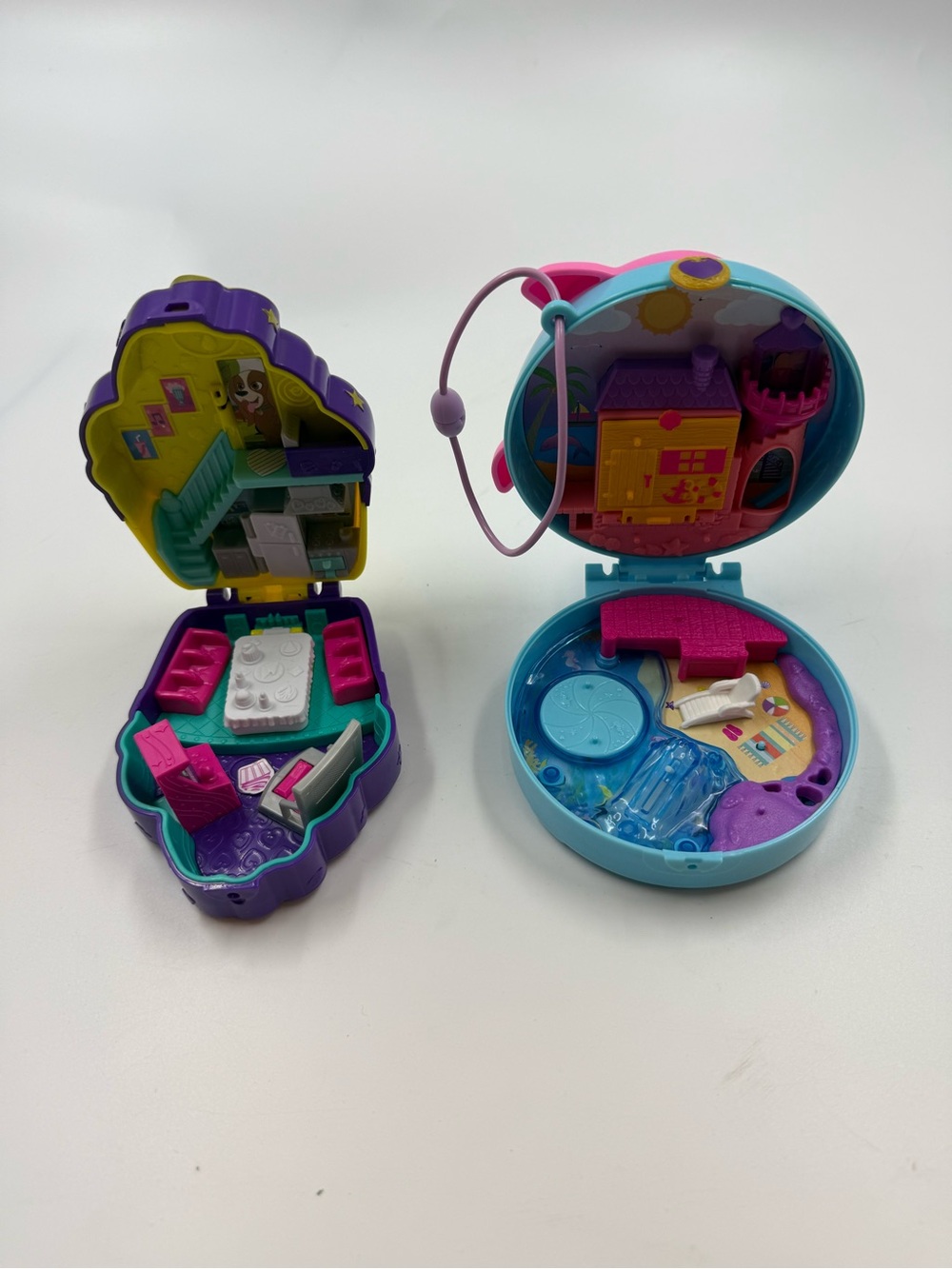 Polly pocket set x 3 no dolls